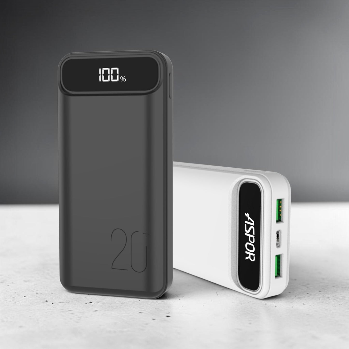 Aspor A316/ A396 20000mAh 22.5W Avec 3 câbles